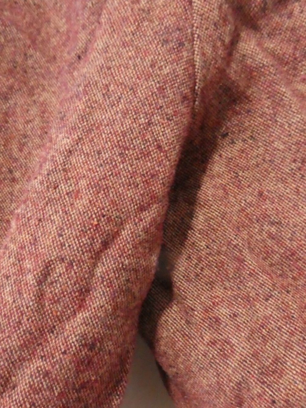 SLOAN Lined Pants Textured Tweed Burgundy - size 16 - Picture 13 of 14